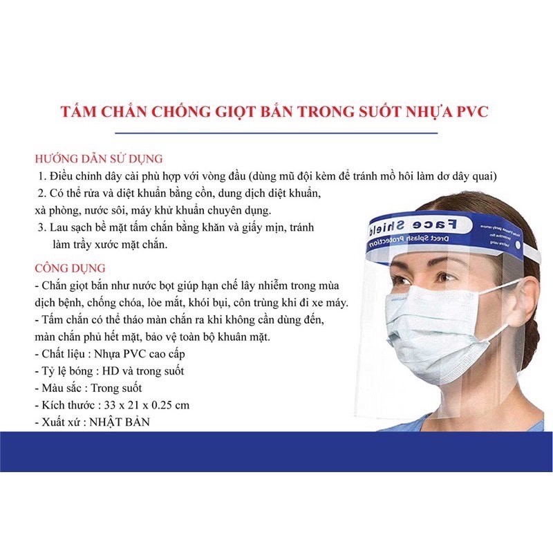 Kính bảo hộ chống giọt bắn - kính bảo hộ trong suốt chống giọt bắn