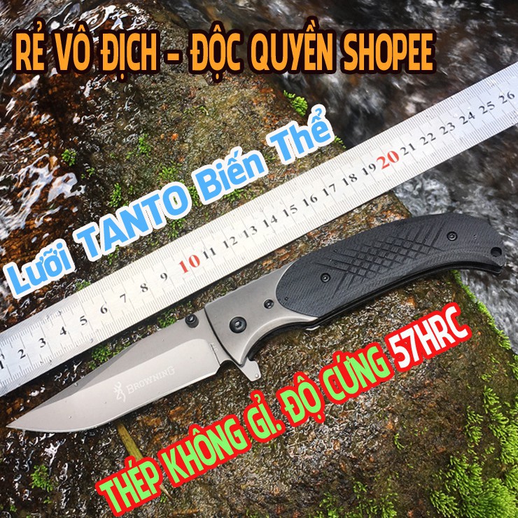 Dao phượt gấp đa năng mini edc cao cấp giá rẻ Tanto biến thế