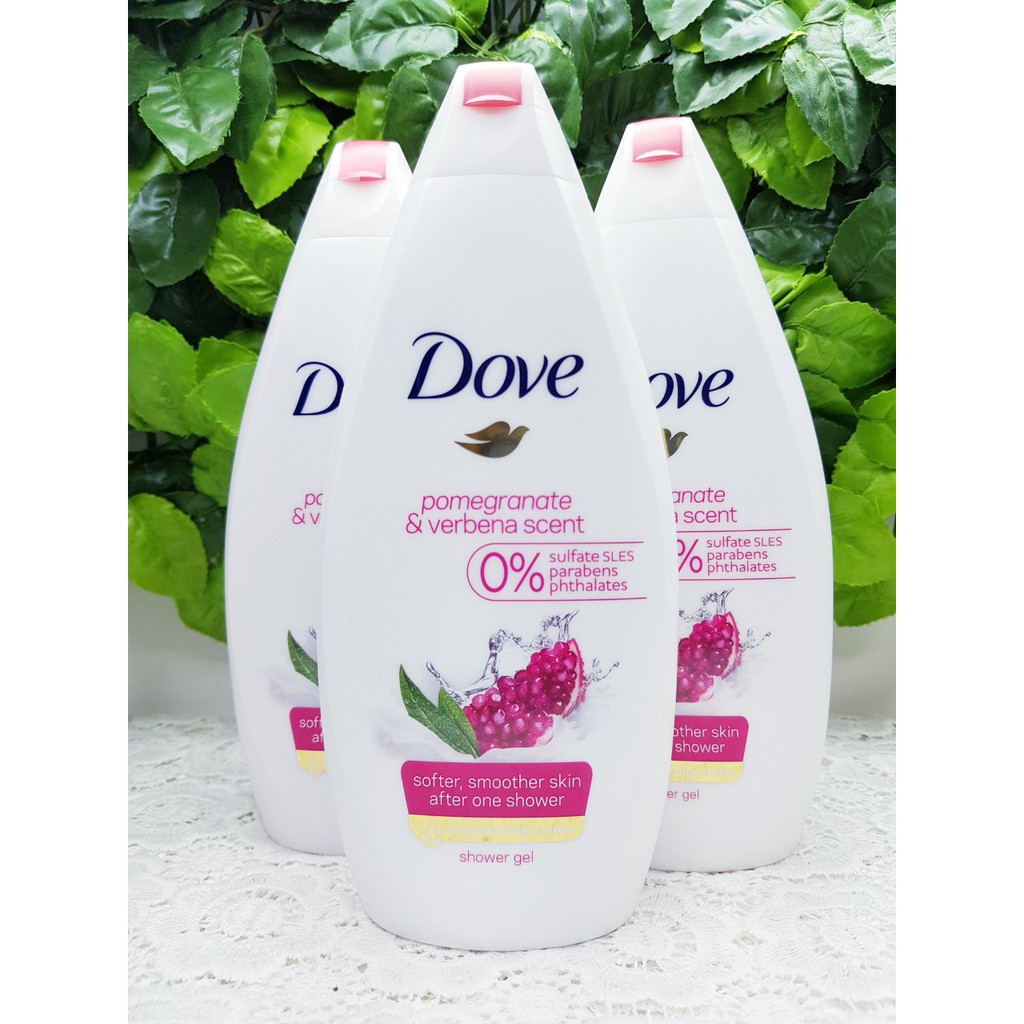 Sữa tắm hương lựu, chanh thảo mộc của Mỹ Dove Go fresh Revive loại 500ml