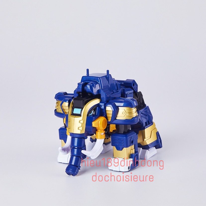 Lực lượng nhí x siêu nhân nhí miniforce animaltron Robot chiến binh thú Voi Elie