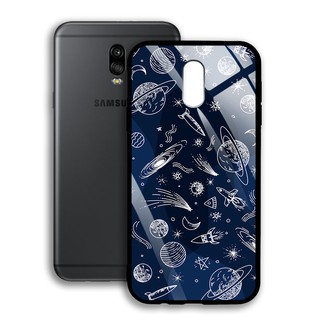 [FREESHIP ĐƠN 50K] Ốp Lưng Kính Cường Lực Samsung Galaxy J7 Plus - 03017 0542 SOLARSYSTEM04