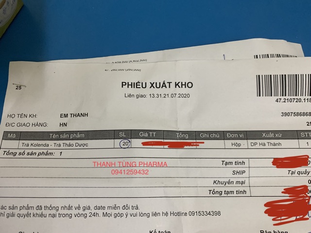 TRÀ THẢO DƯỢC TÚI LỌC KOLENDA MẪU MỚI HỘP 10 GÓI | BigBuy360 - bigbuy360.vn