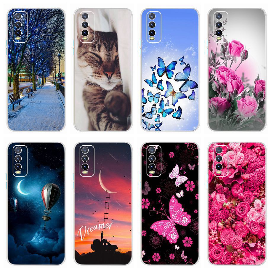 Ốp Lưng In Hình Bươm Bướm Xinh Xắn Cho Vivo V20 V20 Se Y20 Y20I 2020 Vivo V20 Se V2022 V2025 V2027 V