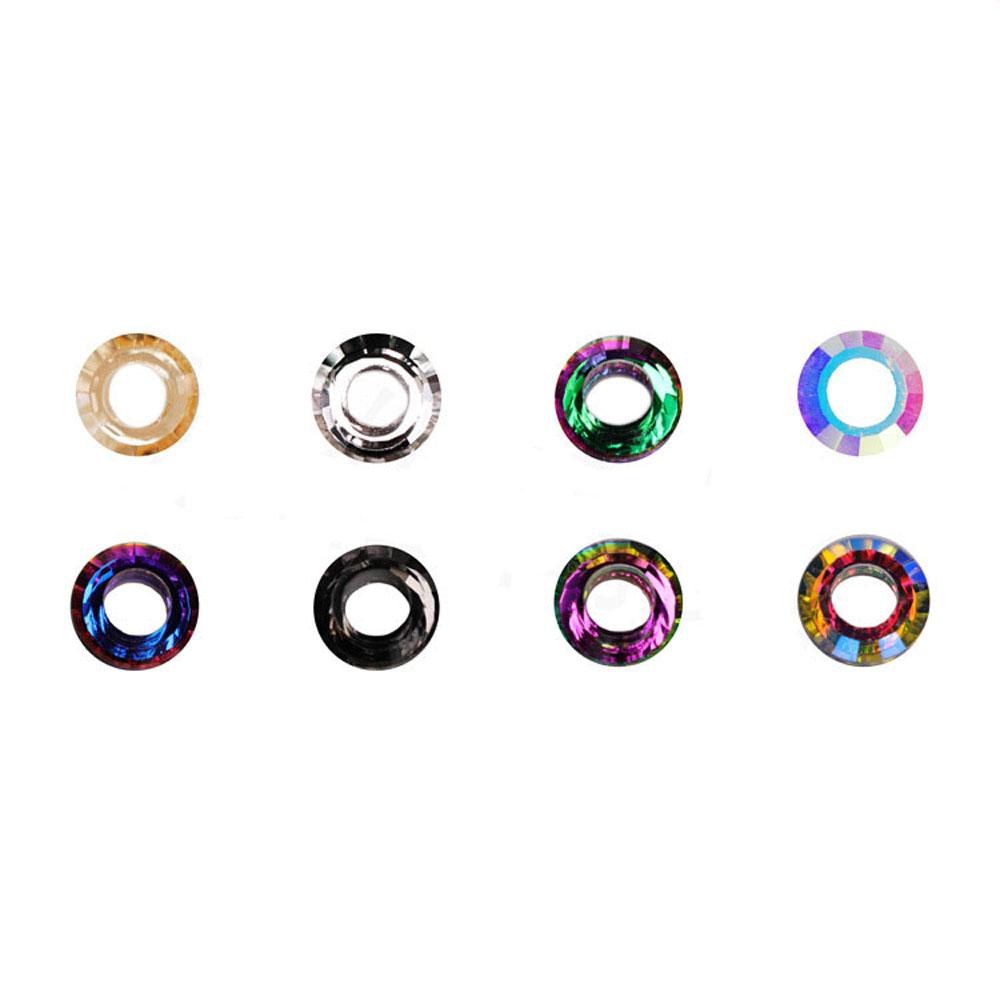 OCEANMAP Nhẫn Kính Đính Đá Kim Cương Nhân Tạo Hình Thiên Thần