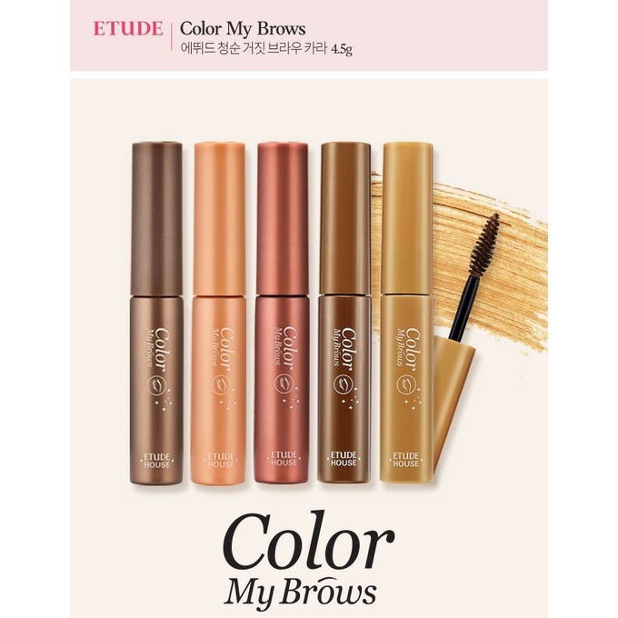 Mascara Lông Mày Etude House Color My Brows 4,5g