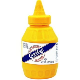 Thùng 12 Hộp Mù Tạt Vàng Crystal 454gr*12h/ Pure Prepared Crystal Mustard - Nhập Khẩu Chính Hãng Mỹ