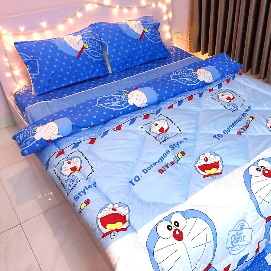 Set 5 Chăn Phao Ga Gối Cotton Poly Mẫu HELLO KITTY Cute Đàng Yêu.Phù Hợp Cho Các Bé Gái.Changahn Shop