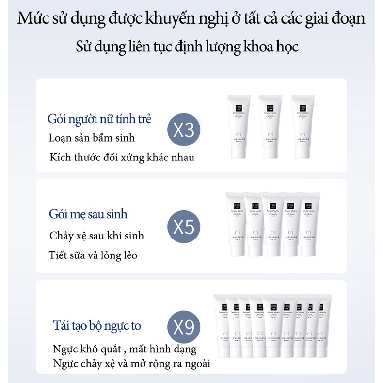 Nở ngực kem nở ngực tự nhiên săn chắc to ngực chống chảy xệ không trở về trạng thái ban đầu dùng cho cả phụ nữ mang thai