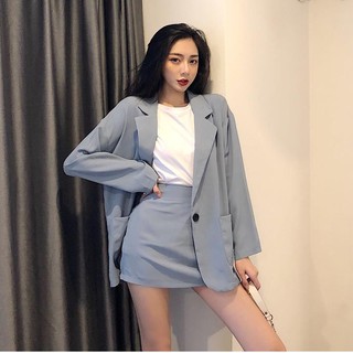 Set bộ vest nữ tay dài Emilyshop ulzzang
