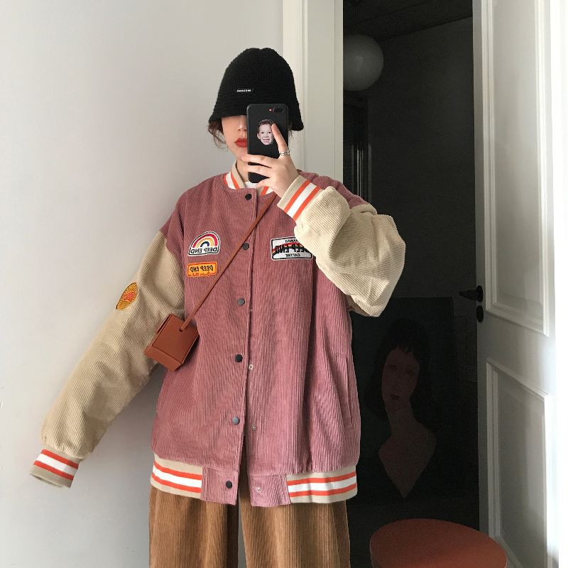 Áo khoác bóng chày ulzzang ⚾ | BigBuy360 - bigbuy360.vn