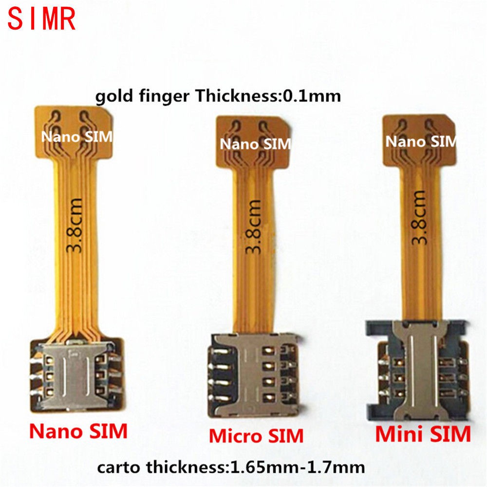 Dây Cáp Chuyển Đổi SIM Kép Cho Samsung Android XIAOMI