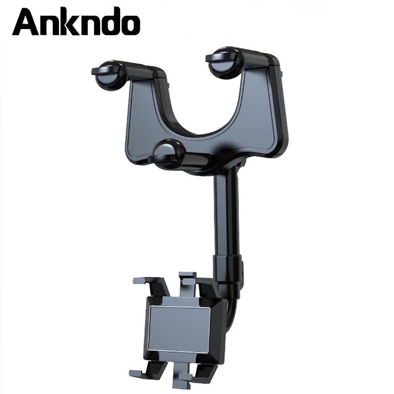 Giá đỡ ANKNDO xoay 360 độ gắn điện thoại/GPS gắn gương chiếu hậu ô tô