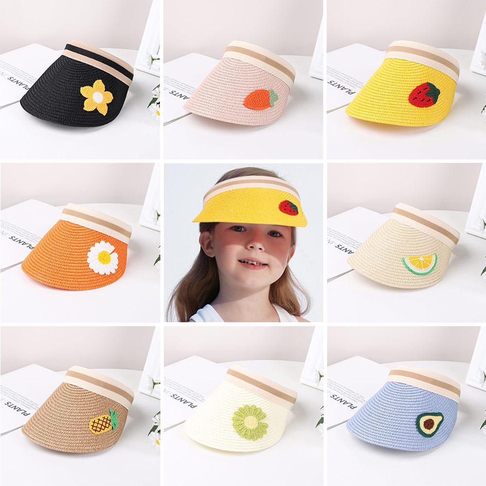 Mũ Lưỡi Trai Nửa Đầu Che Nắng Thời Trang Đi Biển Mùa Hè Cho Bé