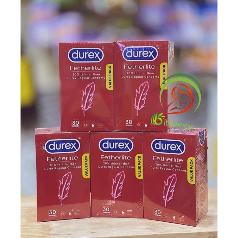 Bao Cao Su Durex Ultra Thin Feel Fetherlite (H30 chiếc)