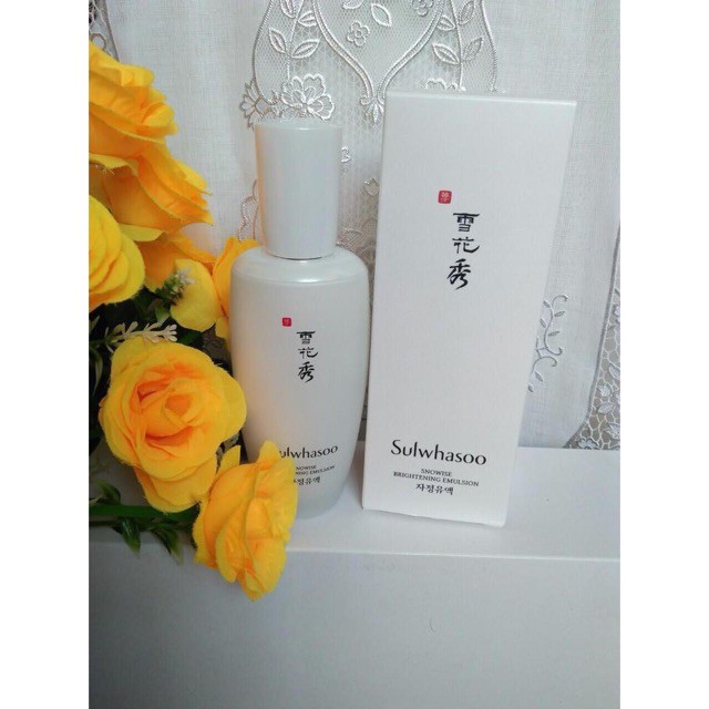 {Hàng chính hãng}  Bộ dưỡng da Sulwhasoo Snowise Water chiết xuất bạch sâm giúp dưỡng trắng da từ sâu bên trong