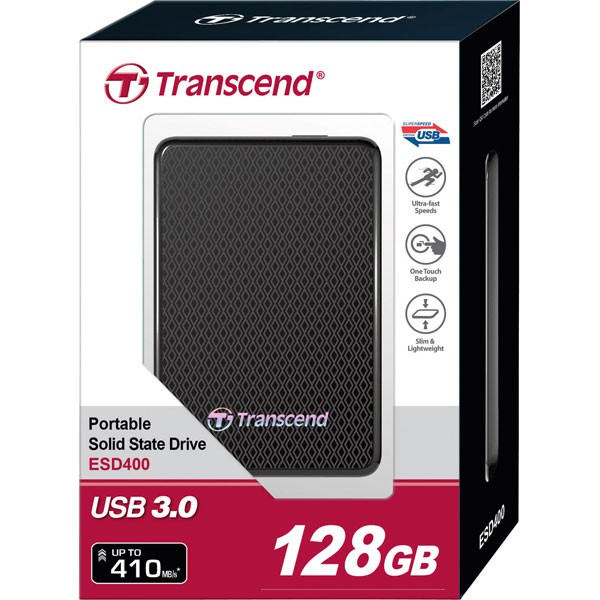 Ổ cứng SSD Transcend Gắn Ngoài 128GB External SSD, USB3.0