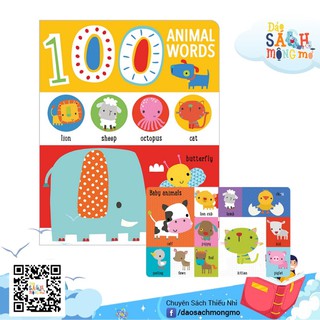 Đồ chơi kể tên first 100 animal words - 100 từ vựng về động vật
