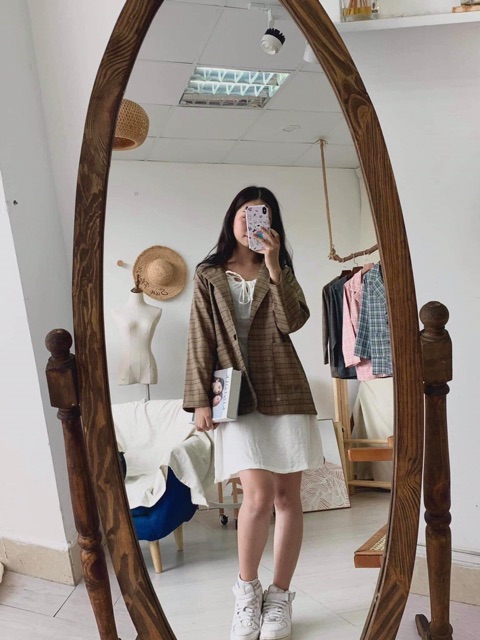 [Ảnh thật/Video] Áo blazer mới một lơp dáng rộng Hàn Quốc Áo khoác ulzzang | BigBuy360 - bigbuy360.vn