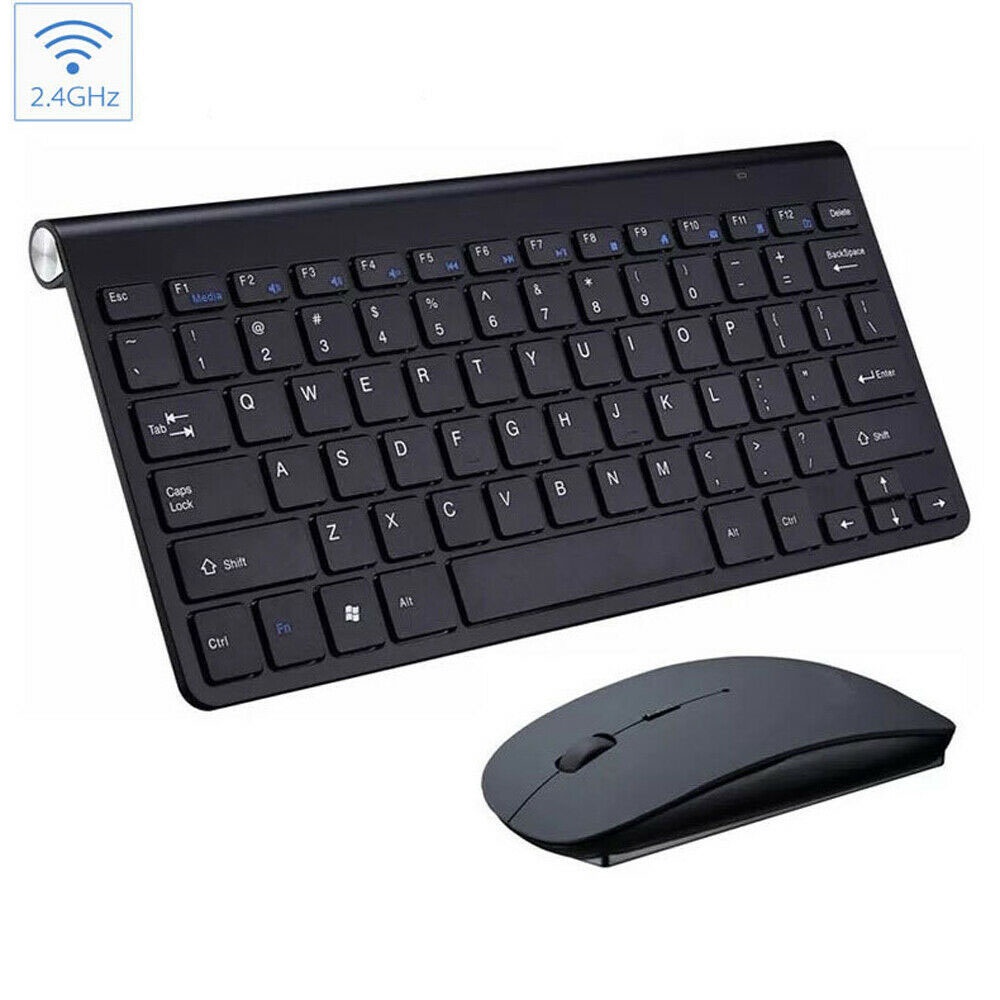 Bộ bàn phím + chuột không dây mini 2.4G chống thấm nước cho Mac Apple PC