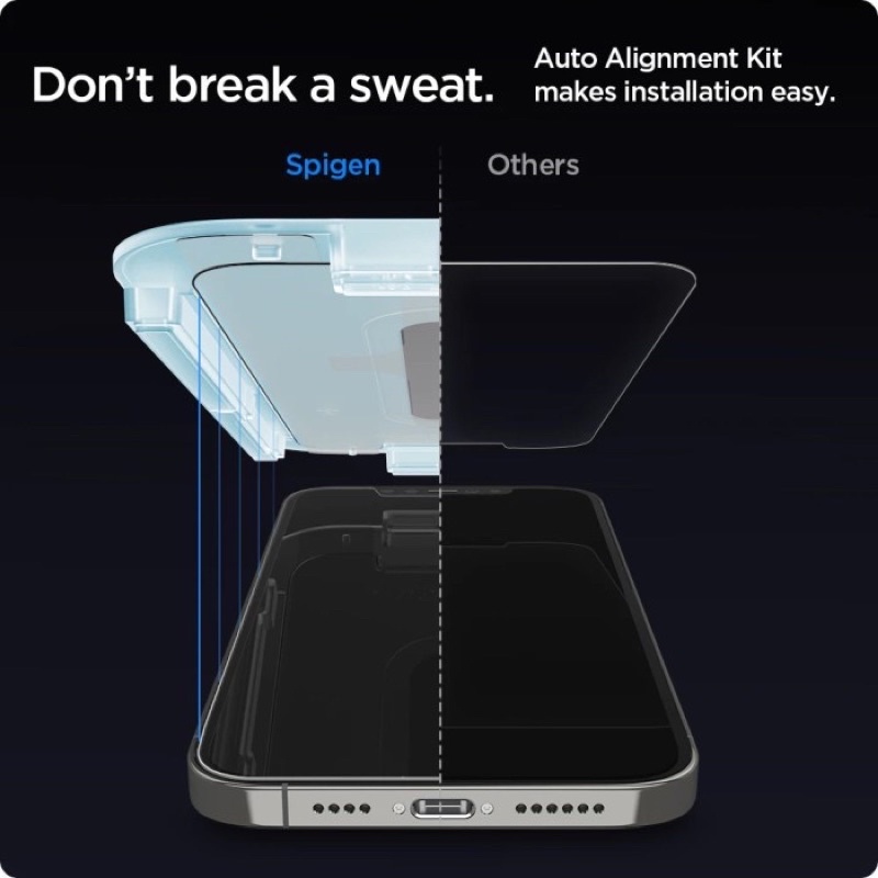 Miếng Dán Cường Lực Spigen Glas Tr Ez Fit 12 Pro Max