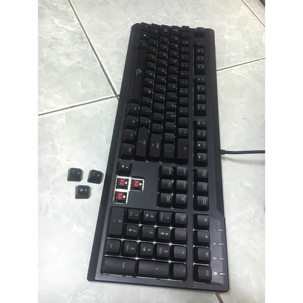 &lt;FREESHIP&gt;Phím cơ cao cấp Gskill KM570mx đèn led sử dụng sw Cherry MX Red thanh lý giá rẻ - Máy tính Hiệp Phát