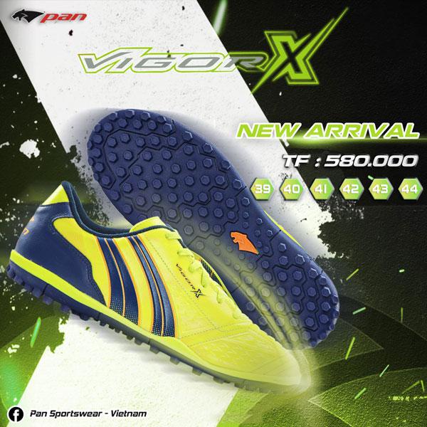Giày Pan Vigor X Easy TF - IC - giày đá banh sân cỏ nhân tạo,ôm chân, hợp chân bè  - hàng phân phối chính hãng