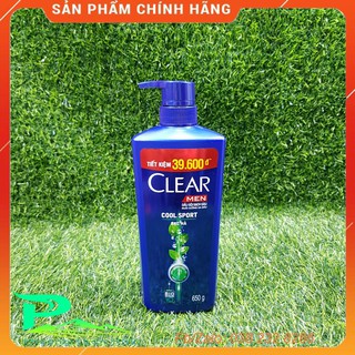 Dầu gội Clear Men - Chai 630g