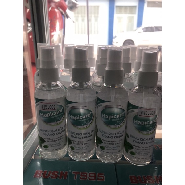 Dung dịch rửa tay kháng khuẩn Hapicare  Hương Bạc Hà/ Hương Trà Xanh