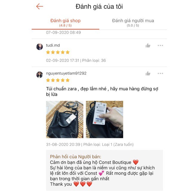 TÚI ZR MỀM VIỀN ĐINH TÁN
