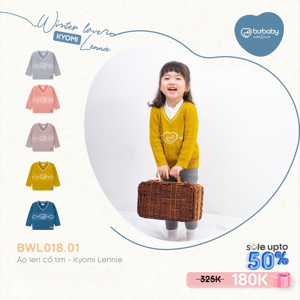 BWL018.01 Áo len cổ tim Kyomi Lennie BU BABY