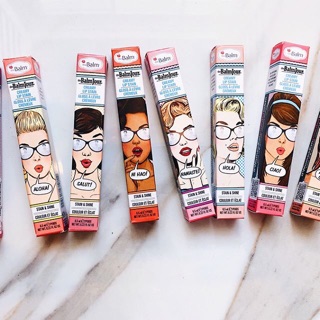 THE BALM 🎀 Son bóng The Balm Cream Lip Stain