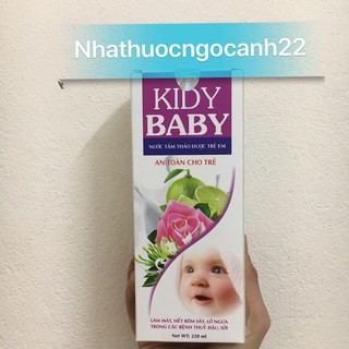 Nước tắm thảo dược KIDY BABY 220ML cho bé