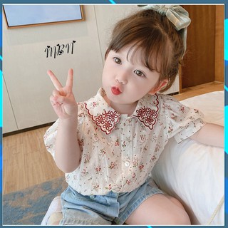 Áo Bé Gái ❤️ HÀNG ĐẸP ❤️ FREESHIP ❤️ Áo Sơ Mi Bé Gái Phong Cách Hàn Quốc ASM.1106.80