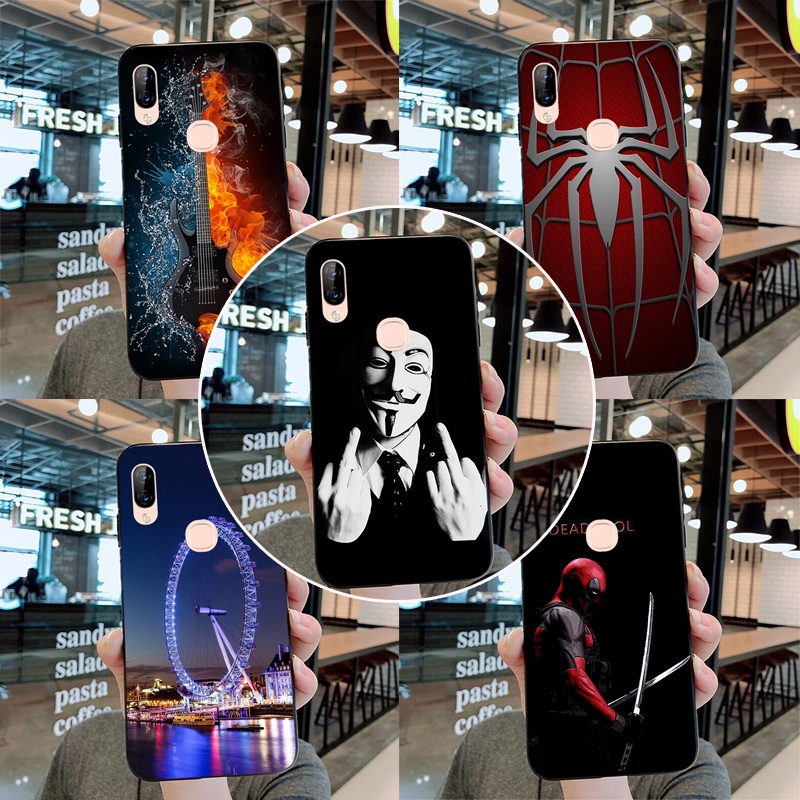 Ốp Điện Thoại Silicon Hình Spiderman Cho Lenovo S1 S1A40 S1C50 S5 K520t S5Pro L58041 K5 Pro L38041