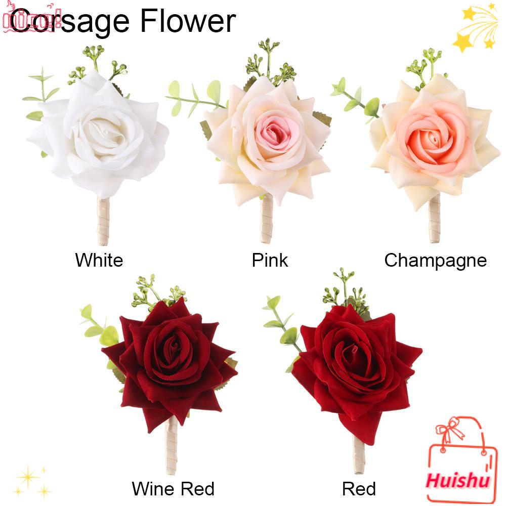 Vòng Hoa Giả Đeo Cổ Tay Dành Cho Cô Dâu Ngày Cưới