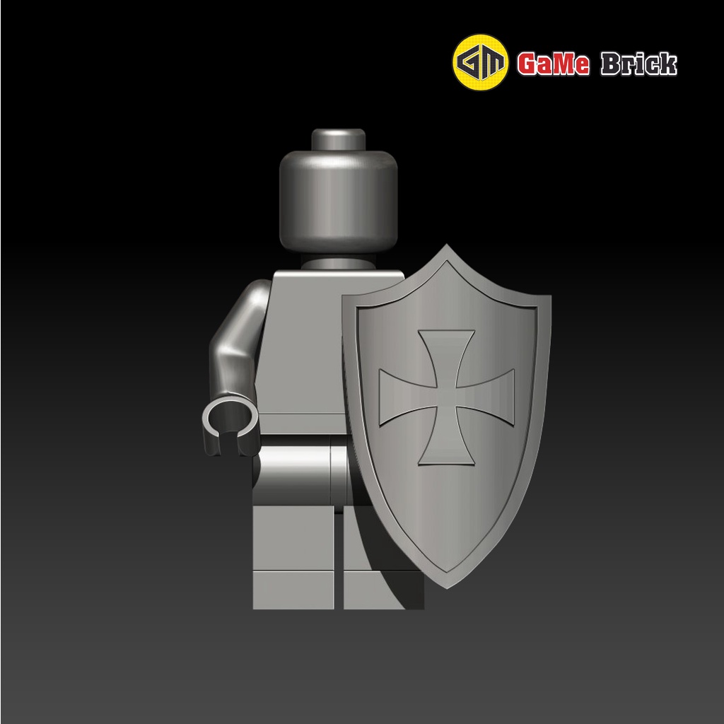 Phụ kiện Lego - Khiên Hiệp sĩ Templar v1
