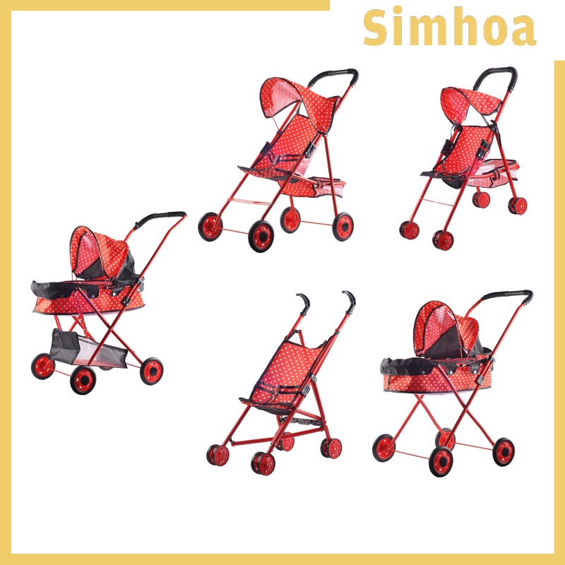 Xe Đẩy Búp Bê Đồ Chơi Có Thể Gấp Gọn