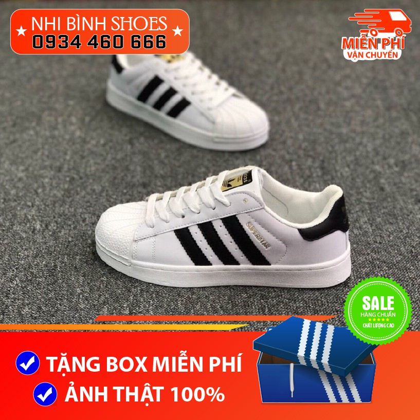 Giày thể thao Nam Nữ supperstar  - Hình thật 100% : Cam kết chất lượng