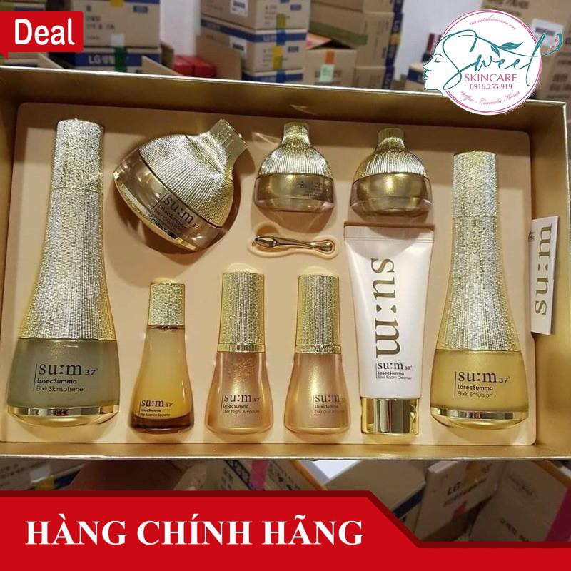 Set tinh chất vàng đêm và huyết thanh cho làn da đẹp không tì vết SU M37 Losec Summa Special Set