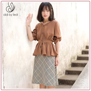 Áo kiểu thời trang nữ DIDI BY LEDI áo công sở nữ, che khuyết điểm, vải cotton size S M L  A859