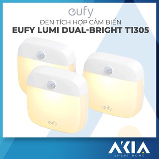 Bộ 3 Đèn Eufy Lumi Dual-Bright Night Light 0.2W T1305 - Tích hợp cảm biến tự động sáng đèn khi có chuyển động người