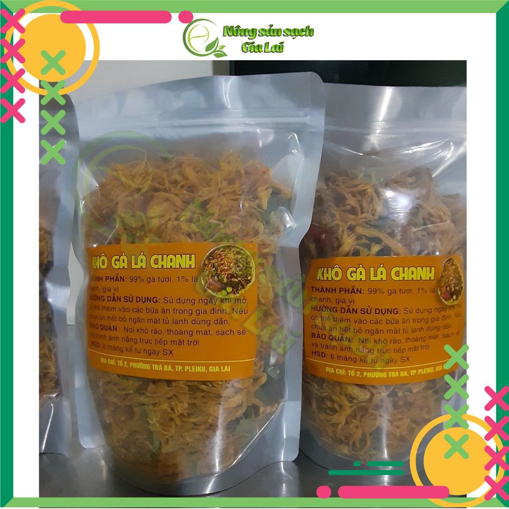 Khô gà lá chanh, khô ga ta ngon, hàng nhà làm chuẩn ngon Nguồn nguyên liệu sạch. Làm 100% từ thịt ức gà tươi | BigBuy360 - bigbuy360.vn