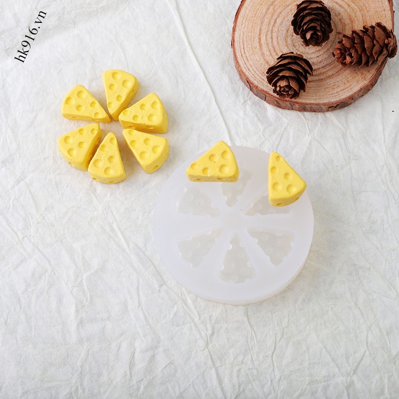 Khuôn Silicone Làm Bánh Tạo Hình Miếng Phô Mai Dễ Thương hk916.vn