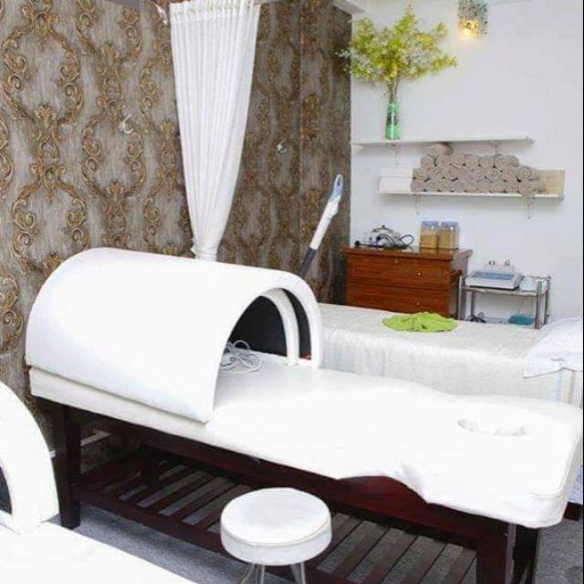 Lồng hấp trắng giảm béo  dùng trong spa thẫm mỹ viện