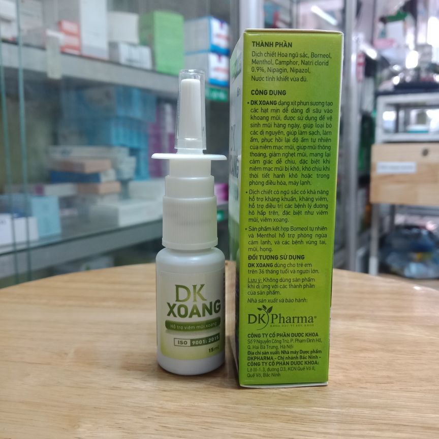 Dung dịch xịt mũi DK xoang lọ 15ml