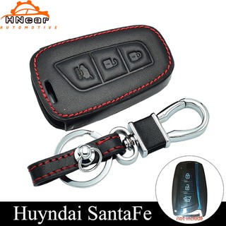 Bao da chìa khóa xe Hyundai Santafe thông minh