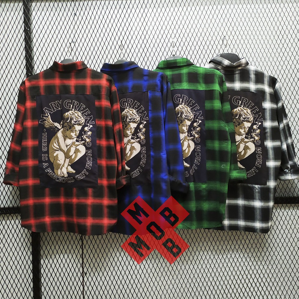 Sơ Mi Flannel  Fallen Angel