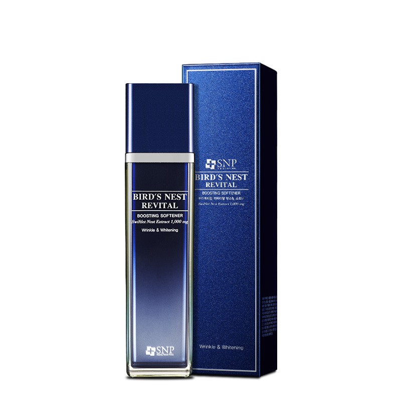Nước hoa hồng tinh chất tổ yến thương hiệu SNP dung tích 130ml - BIRD'S NEST REVITAL BOOSTING SOFTENER