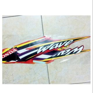 BỘ TEM WAVE THÁI 110 MÀU ĐỎ 3 LỚP