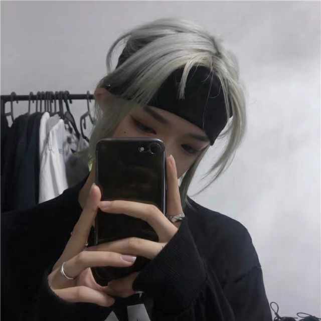 Băng đô đen trơn unisex ulzzang hip hop